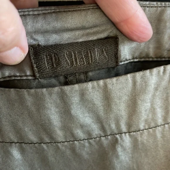 CP SHADES Sz S sage green cotton/silk tee - Picture 4 of 5